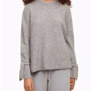 Aritzia the Group Babaton Malcorra Tie Sweater in Gray Size 1